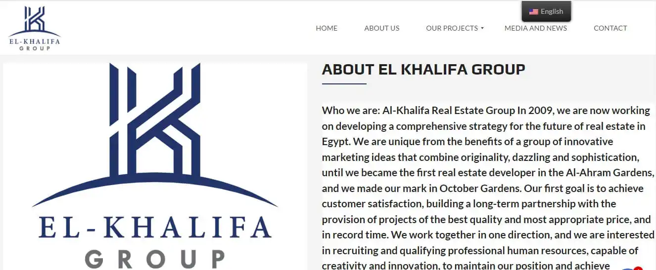 El khalifa Group site screen